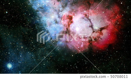 Awesome beautiful nebula somewhere in outer space. 50708011