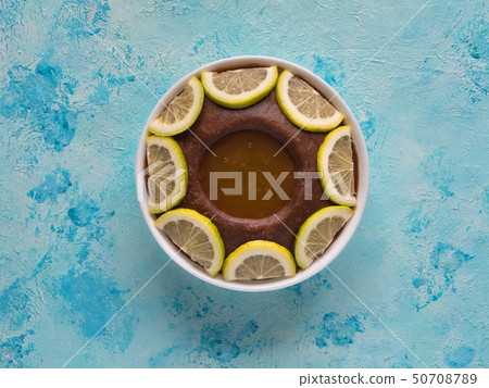 Arabian sweets, Saudi traditional dish with dates. 50708789