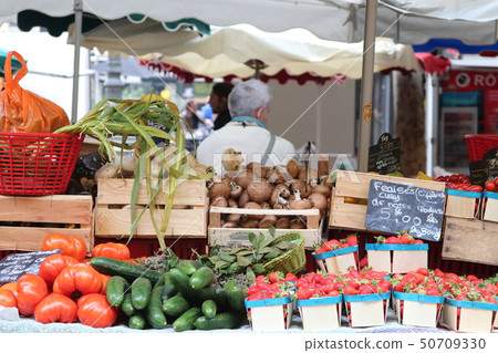 Provence morning market Provence morning market 50709330
