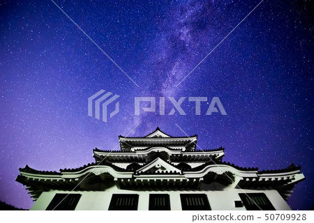Starscape and castle Starscape and castle 50709928