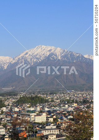 信濃大町五月山景 信濃大町五月山景 50710204
