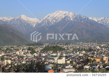 信濃大町五月山景 信濃大町五月山景 50710205