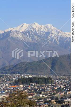 Shinano Omachi May mountain view 50710220