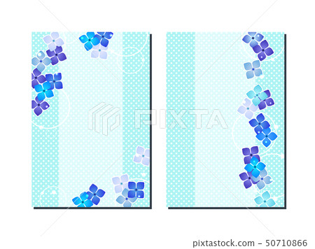 Hydrangea frame - Stock Illustration [50710866] - PIXTA