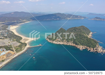 From the sky over Yukishima and the rocky coast From the sky over Yukishima and the rocky coast 50710973