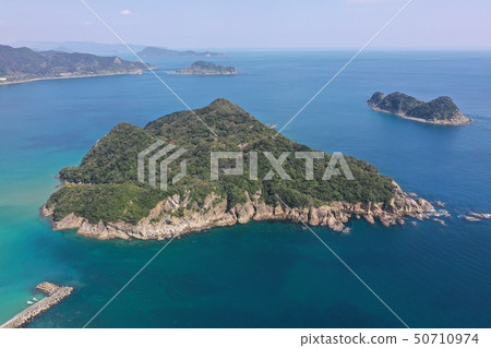 From the sky over Yukishima on the Nichinan Coast From the sky over Yukishima on the Nichinan Coast 50710974