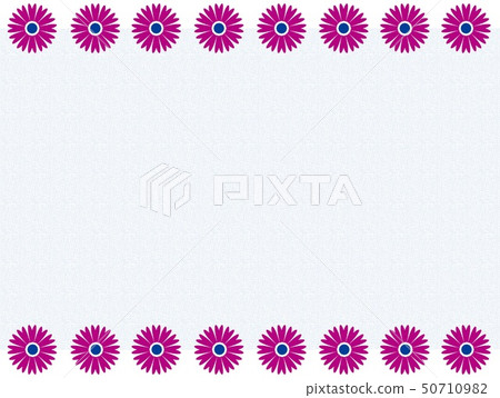 Flower pattern frame - Stock Illustration [50710982] - PIXTA