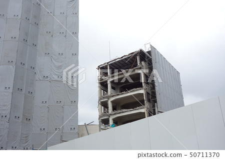 Demolition work site 50711370