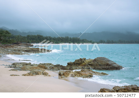 raining in the sea and coming in the beach. raining in the sea and coming in the beach. 50712477