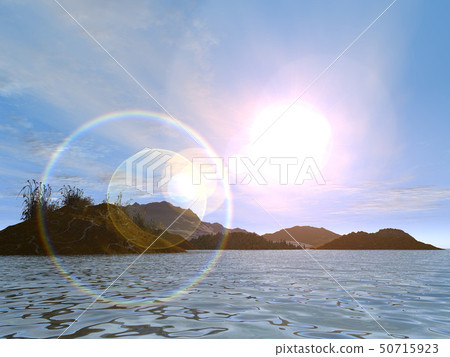 CG太陽和海洋變化18 50715923