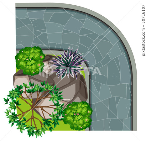 A aerial garden view 50716107