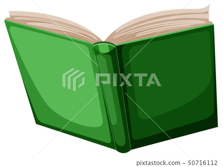 green isolated book background green isolated book background 50716112