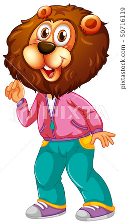 A lion cartoon character A lion cartoon character 50716119
