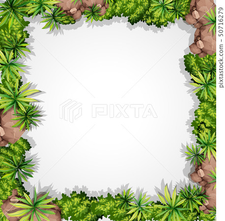 Nature and rock border 50716279