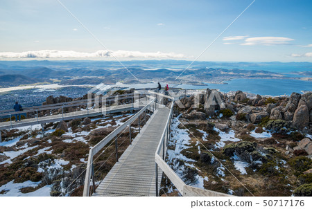 View from summit of Mt.Wellington in Hobart, Aus. 50717176