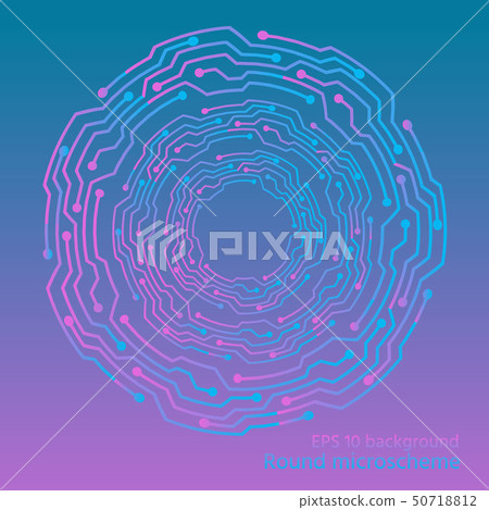 Micro scheme circuit shape computer technology - Stock Illustration ...