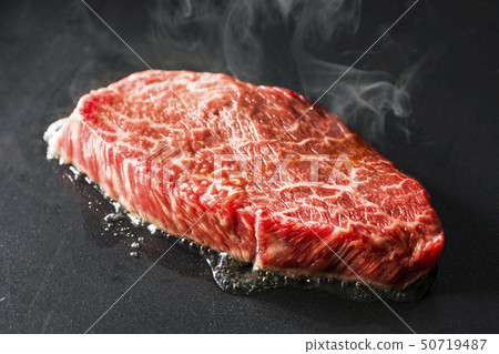Japanese Black Beef Momo Steak 50719487