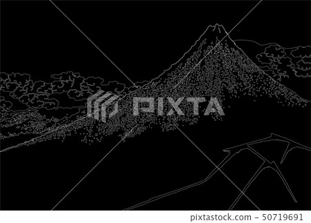 Katsushika Hokusai Image Yamashita Hakuyu Line Flip 50719691