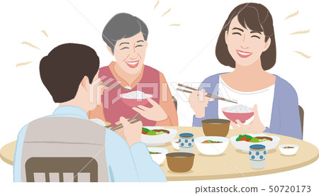 膳食4（家庭聚餐，母親（婆婆）和夫婦） 50720173