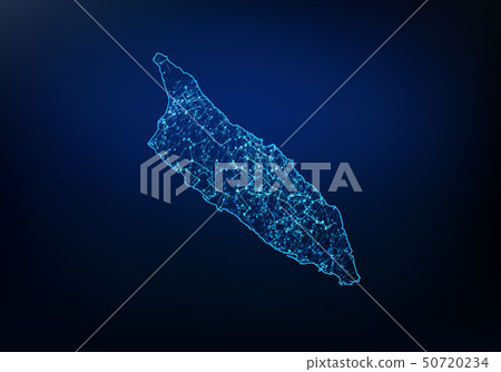Abstract of aruba map network, internet and global Abstract of aruba map network, internet and global 50720234