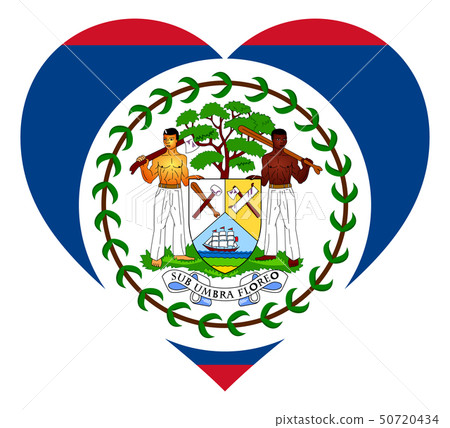 flag in heart vector illustration sign. Flag in 50720434
