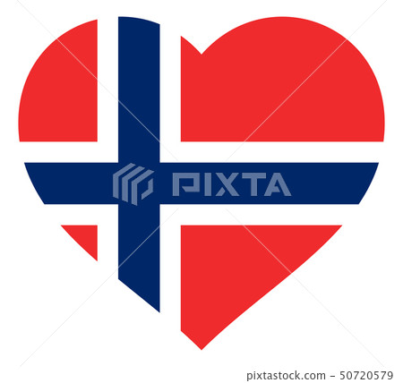 flag in heart vector illustration sign. Flag in 50720579