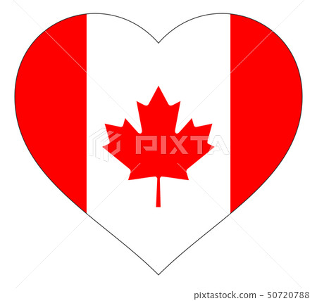 flag in heart vector illustration sign. Flag in 50720788