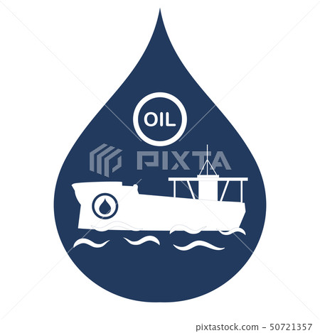 Drop inside which a tanker carrying oil Drop inside which a tanker carrying oil 50721357