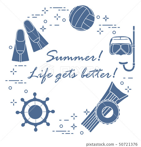 Steering wheel, gear for diving, swimming, ball 50721376