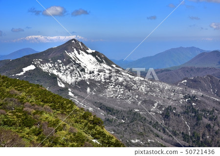 Nasu mountain range Mt. Nakano Okurakura distantly views Mt. Nasu mountain range Mt. Nakano Okurakura distantly views Mt. 50721436