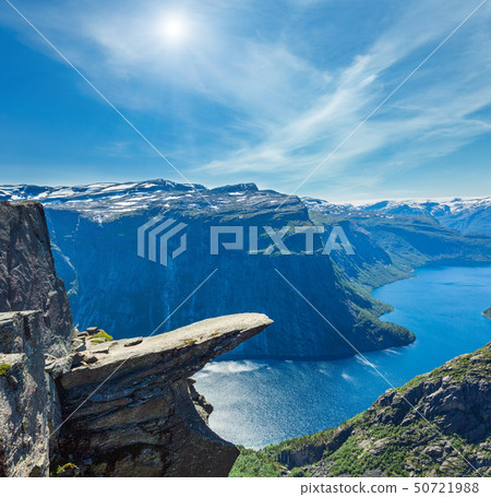 Trolltunga summer view, Norway Trolltunga summer view, Norway 50721988