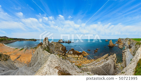 Arnia Beach coastline landscape. 50721995