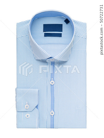 folded shirt on white background, top view folded shirt on white background, top view 50722731