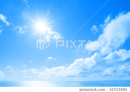 Blue sky and sea 50723890