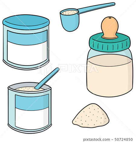 vector set of milk powder vector set of milk powder 50724850