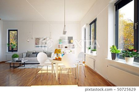 Scandinavian style living room 50725629