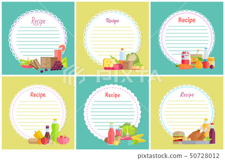 Recipe Blank Line Empty Space for Food Preparation 50728012