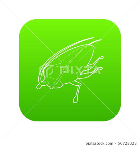 Cockroach icon green vector - Stock Illustration [50728328] - PIXTA