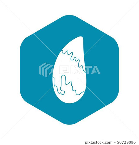 Brazil nut icon, simple style 50729090