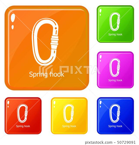 Carbine icons set vector color 50729091