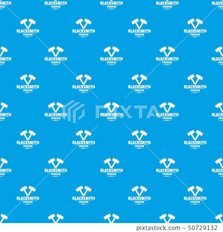 Premium blacksmith pattern vector seamless blue 50729132