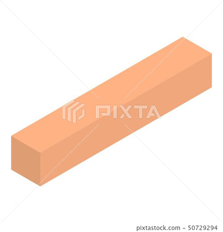 Tree block icon, isometric style 50729294