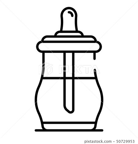 Modern sippy cup icon, outline style 50729953