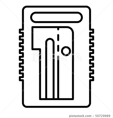 Sharpener icon, outline style 50729989