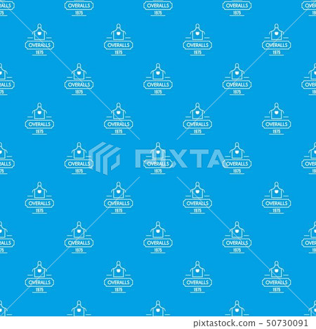 Overalls pattern vector seamless blue Overalls pattern vector seamless blue 50730091