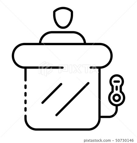 Home electric blanket icon, outline style Home electric blanket icon, outline style 50730146