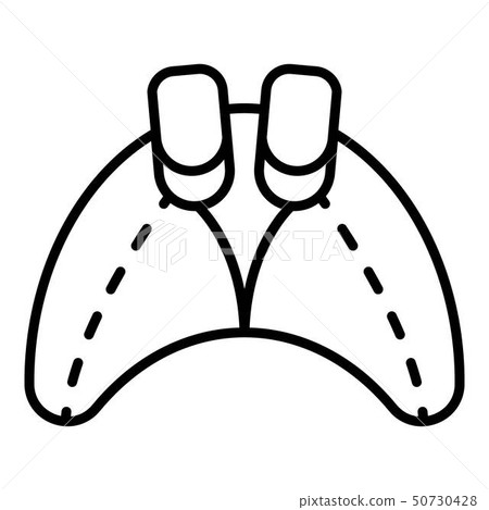 Snorkeling tool icon, outline style 50730428