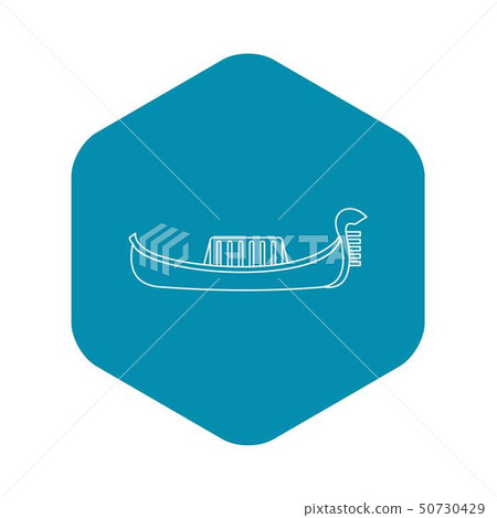 Gondola icon, outline style Gondola icon, outline style 50730429