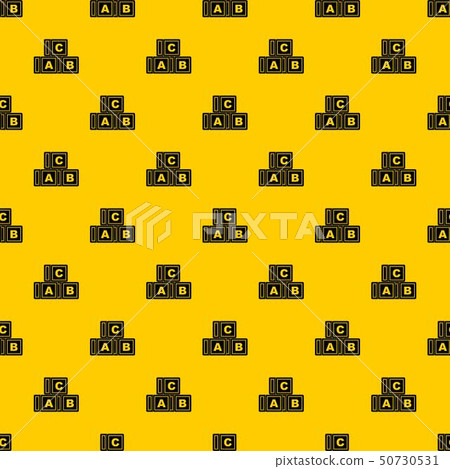 ABC cubes pattern vector 50730531