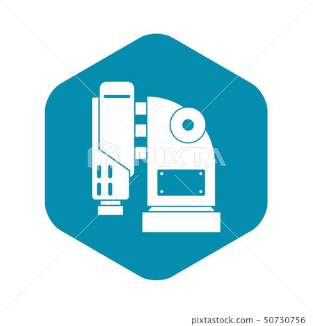 Pneumatic hammer machine icon, simple style Pneumatic hammer machine icon, simple style 50730756